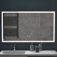 Зеркало Vigo Geometry  Step , подсветка, ширина 120 см высота  70 см