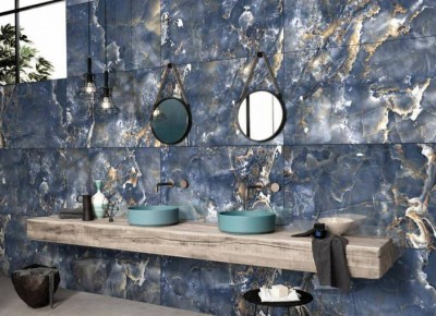 Керамогранит Primavera Speranza Gold Light Blue High Glossy GR206 60*120 см, 1.44 м2 