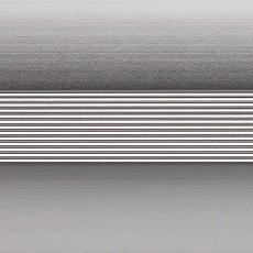 Угол алюминиевый с резиновой вставкой, черный, 40*20 мм, 0,9 м 