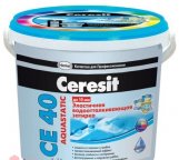 Затирка Серо-голубая Ceresit СЕ40 Aquastatic, 2 кг