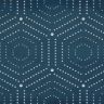 Декор Парижанка Геометрия синий/1664-0180/ 200х600 мм